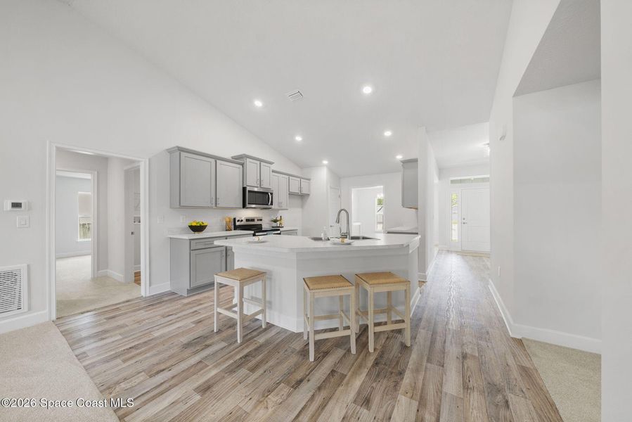 Furnished interior view inside a new home in Palm Bay, Palm Bay (Image 10). Furnished interior view inside a new home in Palm Bay, Palm Bay (Image 10).