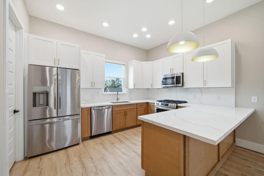 Furnished interior view inside a new home in , Houston (Image 7).