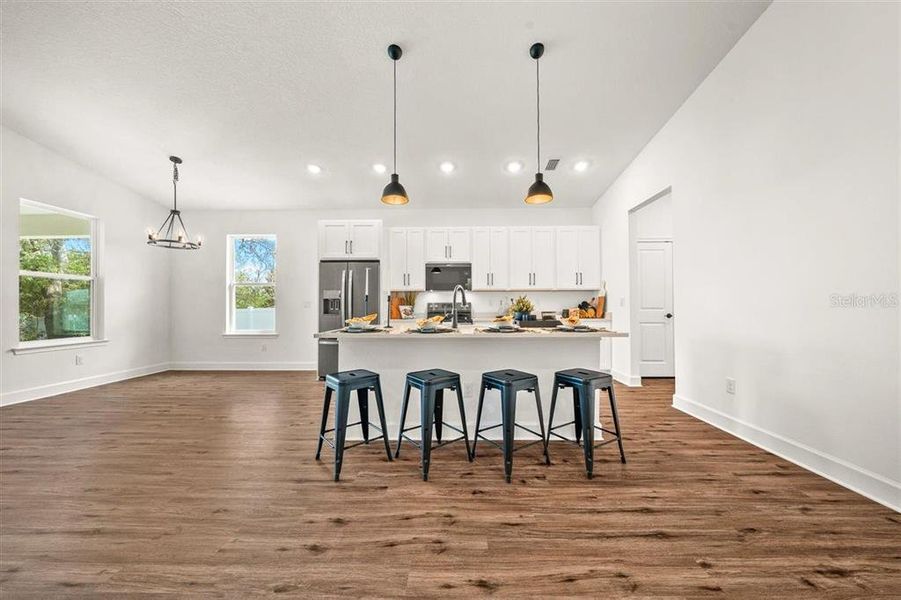 Furnished interior view inside a new home in , Spring Hill (Image 11). Furnished interior view inside a new home in , Spring Hill (Image 11).