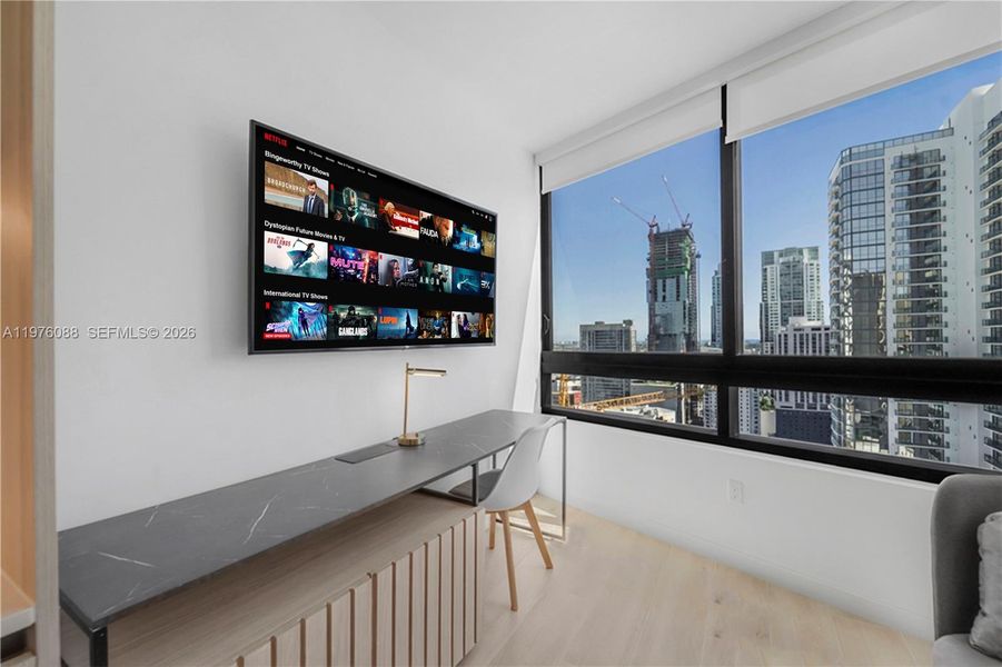 Furnished interior view inside a new home in , Miami (Image 17).