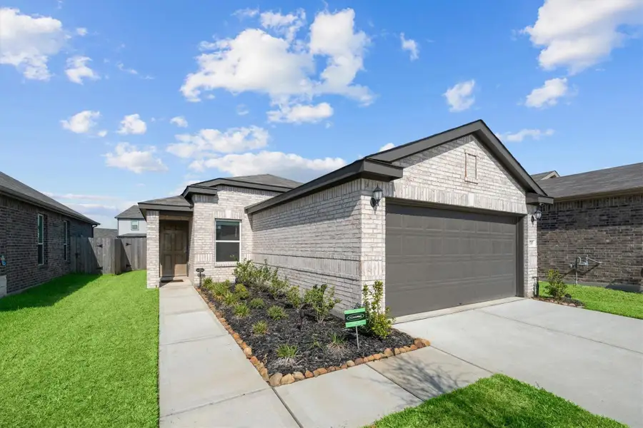 Front exterior of a new home in , Houston, TX, highlighting curb appeal (Image 2). Front exterior of a new home in , Houston, TX, highlighting curb appeal (Image 2).