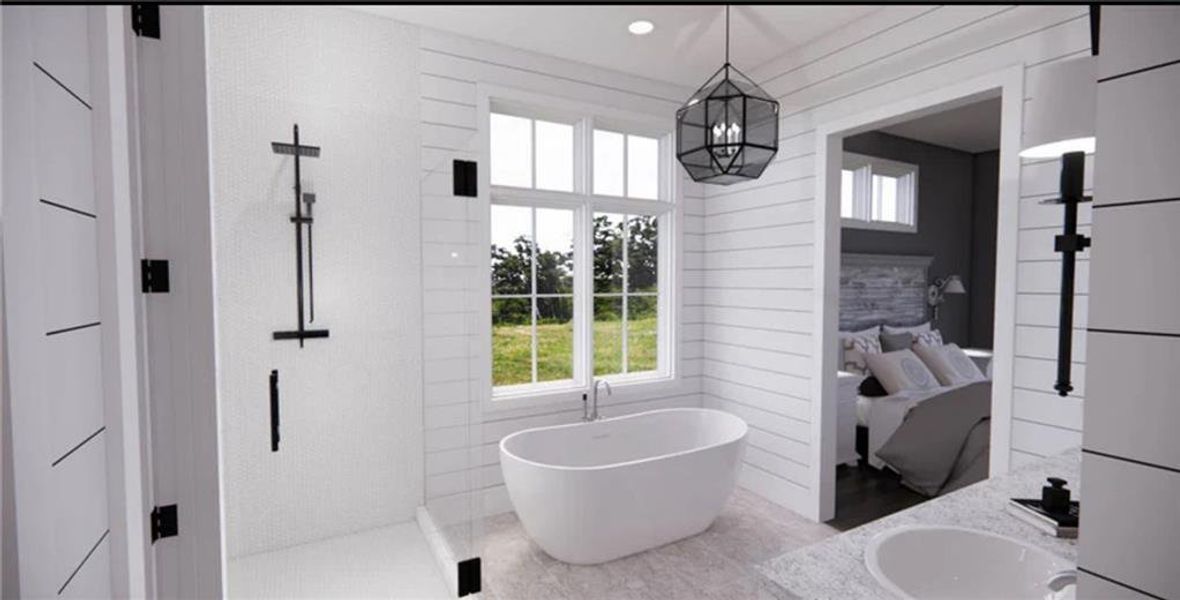 Furnished interior view inside a new home in , Douglasville (Image 17). Furnished interior view inside a new home in , Douglasville (Image 17).