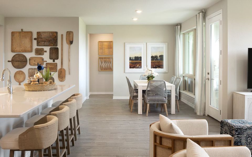 Furnished interior view inside a new home in Kissing Tree, San Marcos (Image 4).