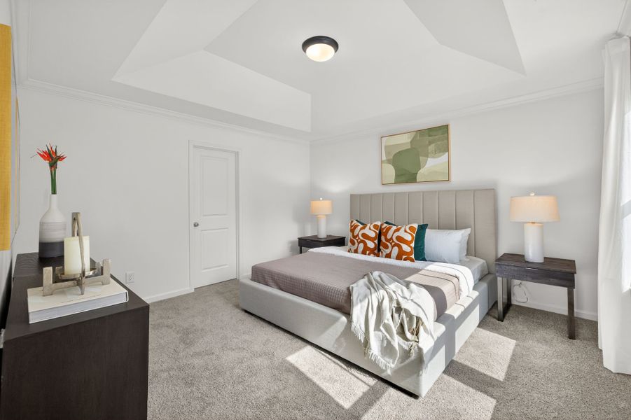 Furnished interior view inside a new home in Edgewater - Lakeview Point, Lancaster (Image 14).