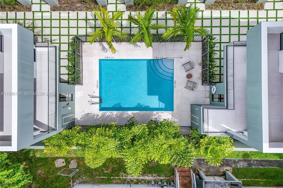 Exterior details and patio area of a home in , Miami (Image 18). Exterior details and patio area of a home in , Miami (Image 18).