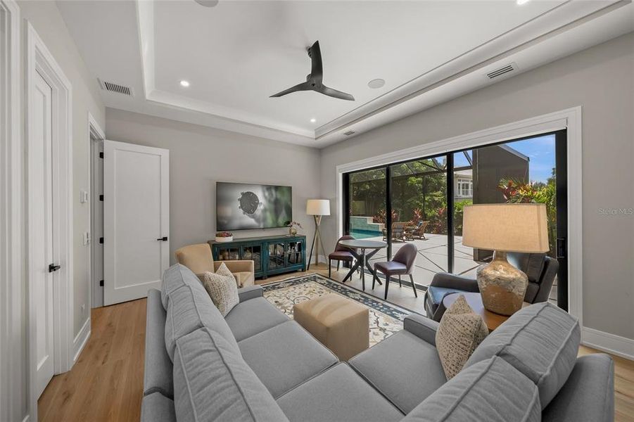 Furnished interior view inside a new home in , Sarasota (Image 49). Furnished interior view inside a new home in , Sarasota (Image 49).