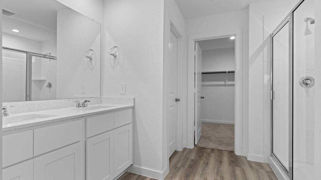 Furnished interior view inside a new home in Watermark, Alvin (Image 9).