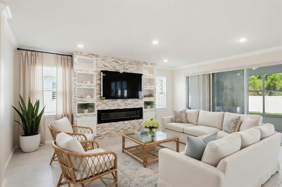 Furnished interior view inside a new home in Coddington, Bradenton (Image 5).