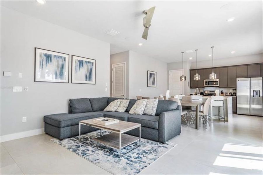 Furnished interior view inside a new home in , Reunion (Image 10).