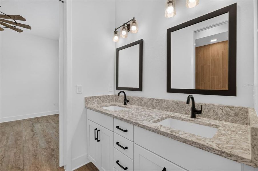 Furnished interior view inside a new home in , The Villages (Image 40).