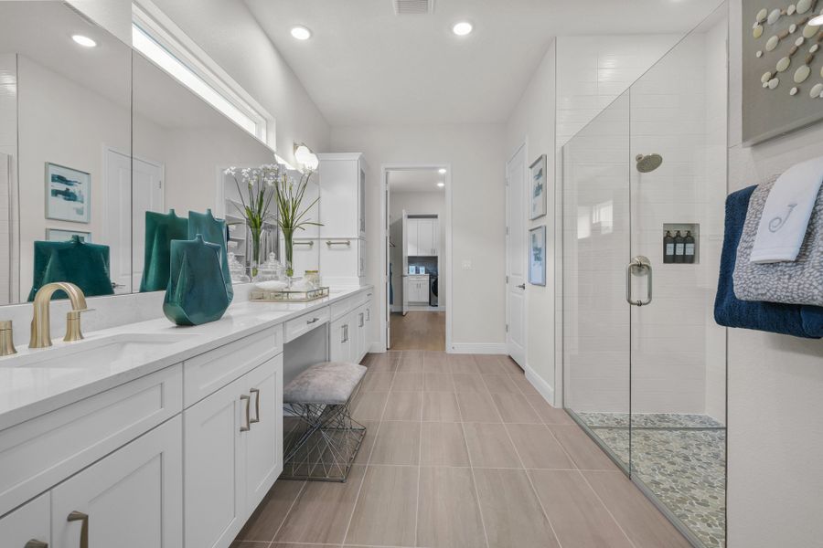 Representative furnished interior of a home built from the Lantana by Jones Homes USA in Ridgehaven, Ormond Beach (Image 11).
