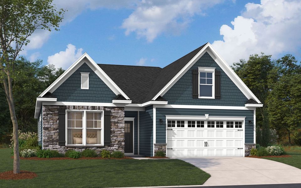 Representative exterior photo of a completed home built from the The Everest by Stanley Martin Homes in Old Charleston Acres, Pelion, SC (Image 38). Representative exterior photo of a completed home built from the The Everest by Stanley Martin Homes in Old Charleston Acres, Pelion, SC (Image 38).