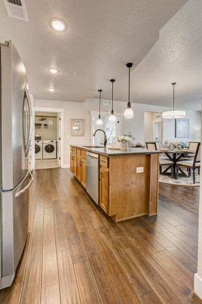 Kitchen - Previous Cambridge Floor Plan - Finishes May Vary