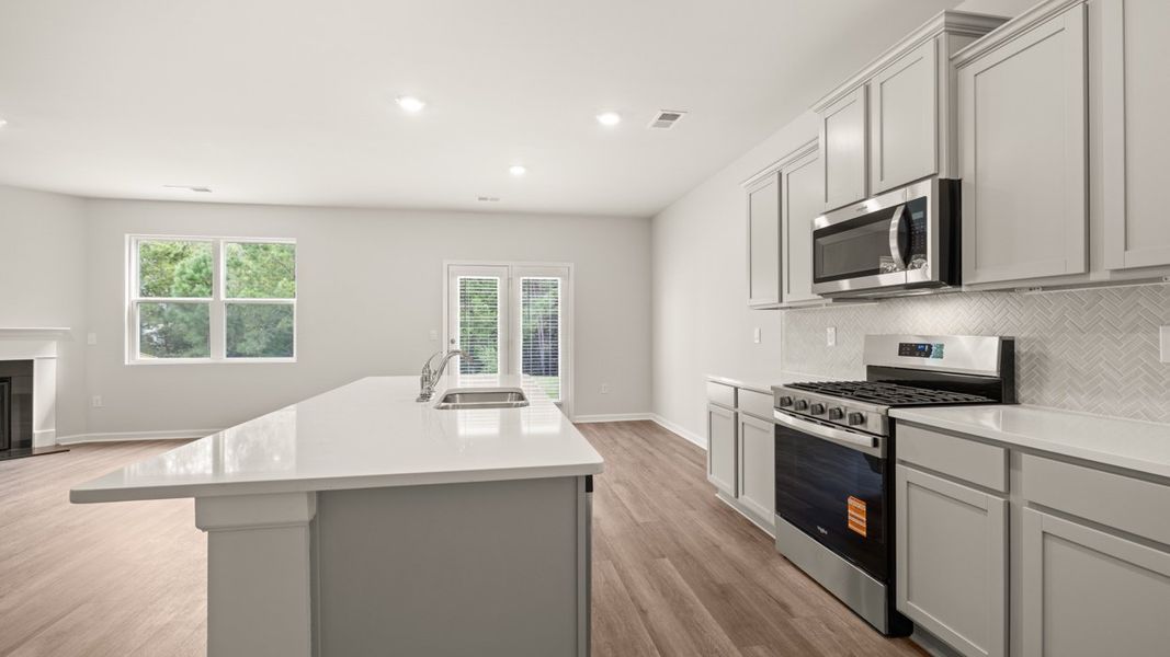 Furnished interior view inside a new home in Preserve at Dove Creek, Statham (Image 6).