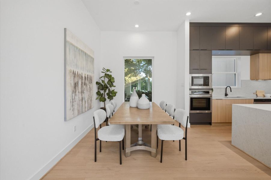 Furnished interior view inside a new home in , Houston (Image 10).