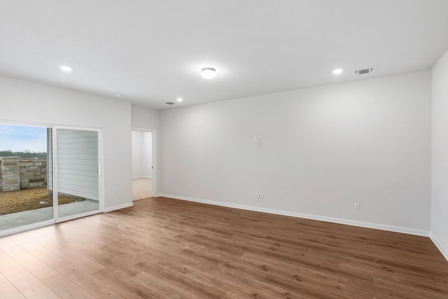 Representative unfurnished interior of a home built from the Cartwright by Ashton Woods in Rolling Glen, Hutto (Image 12).
