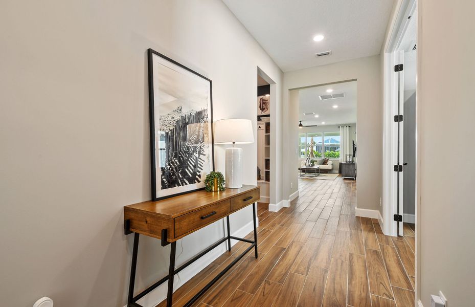 Representative furnished interior of a home built from the Palmary by DiVosta in Talon Preserve on Palmer Ranch, Nokomis (Image 35).