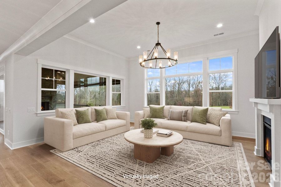 Furnished interior view inside a new home in , Huntersville (Image 12). Furnished interior view inside a new home in , Huntersville (Image 12).