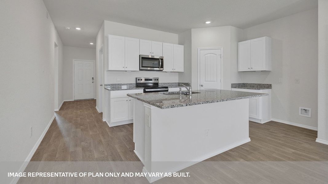 Furnished interior view inside a new home in Arroyo Ranch, Seguin (Image 4). Furnished interior view inside a new home in Arroyo Ranch, Seguin (Image 4).