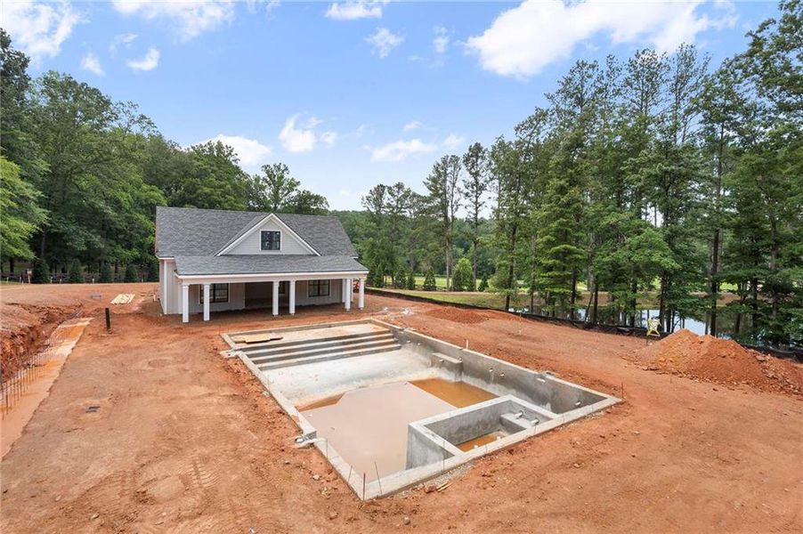 In-progress construction of a new home in , Milton, GA (Image 24). In-progress construction of a new home in , Milton, GA (Image 24).