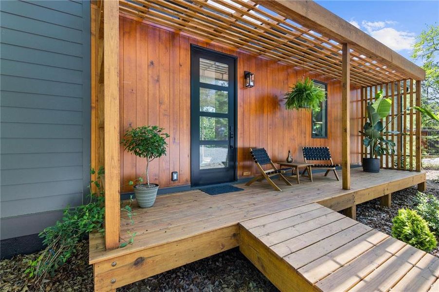 Exterior details and patio area of a home in , Young Harris (Image 2). Exterior details and patio area of a home in , Young Harris (Image 2).