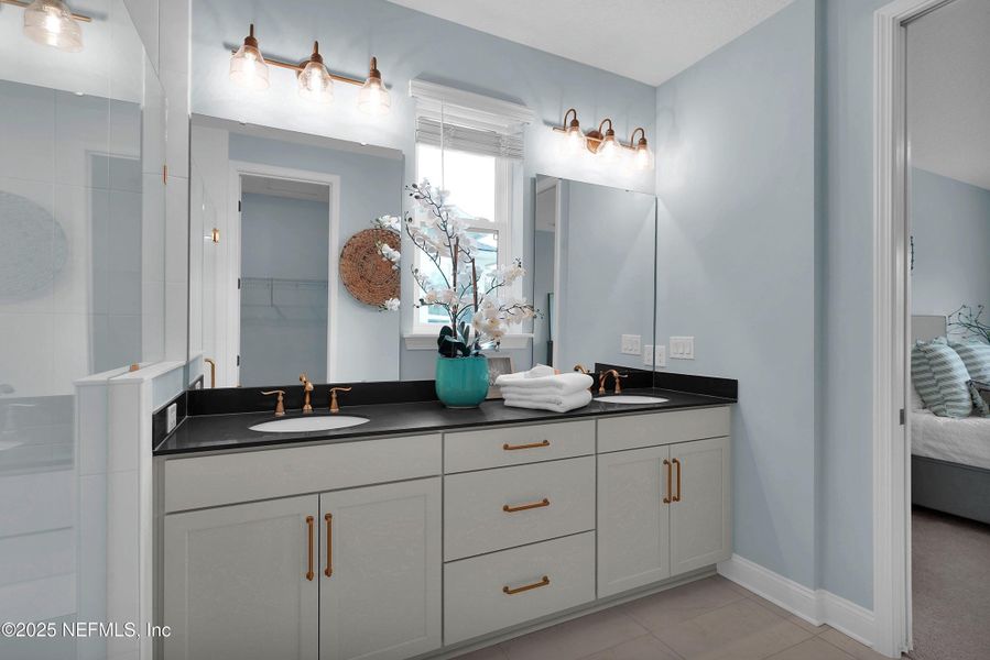 Furnished interior view inside a new home in Seabrook Village at Nocatee, Ponte Vedra (Image 12). Furnished interior view inside a new home in Seabrook Village at Nocatee, Ponte Vedra (Image 12).