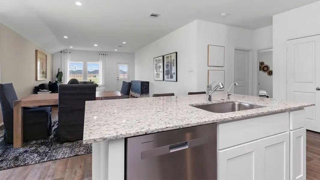 Furnished interior view inside a new home in Emberly, Beasley (Image 13).