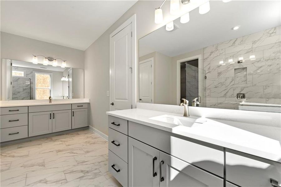 Furnished interior view inside a new home in Cresswind Georgia at Twin Lakes, Hoschton (Image 12).