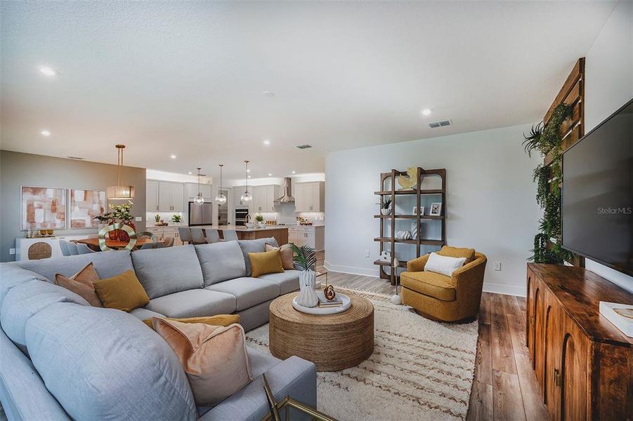 Furnished interior view inside a new home in Wellen Park, Venice (Image 29).