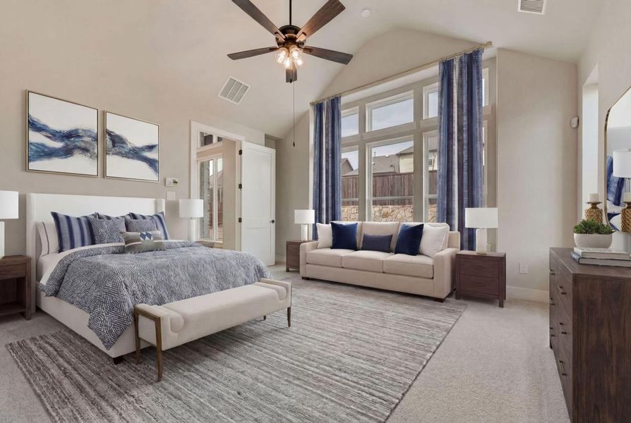 Furnished interior view inside a new home in Somerset Park, Rockwall (Image 14).