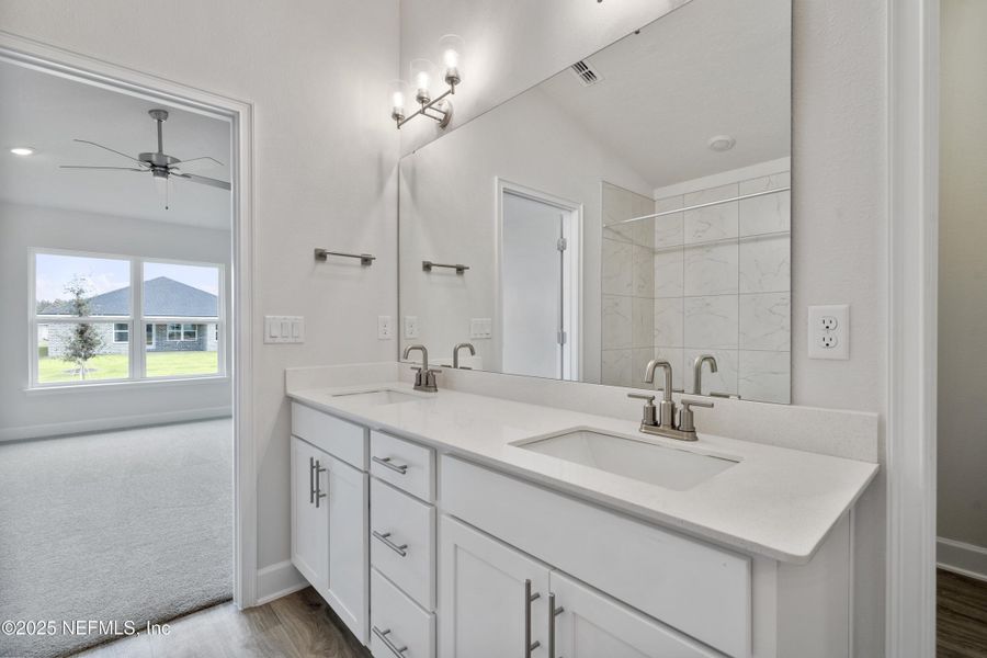 Furnished interior view inside a new home in Shadow Crest at Rolling Hills, Green Cove Springs (Image 7).