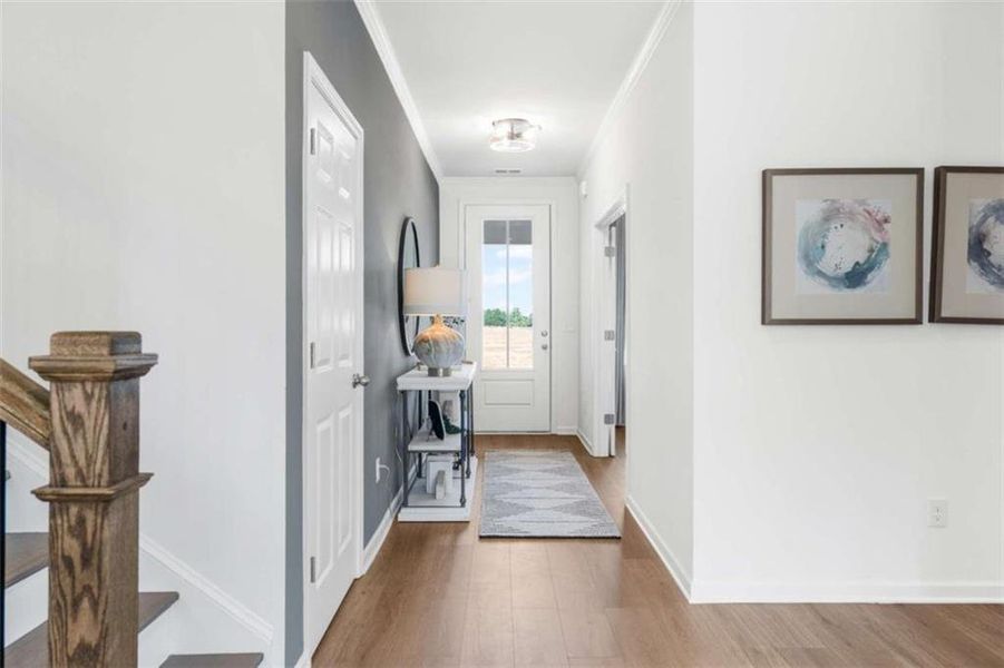 Furnished interior view inside a new home in Wehunt Meadows, Hoschton (Image 12).
