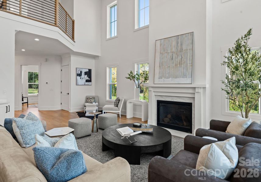 Furnished interior view inside a new home in , Charlotte (Image 7).