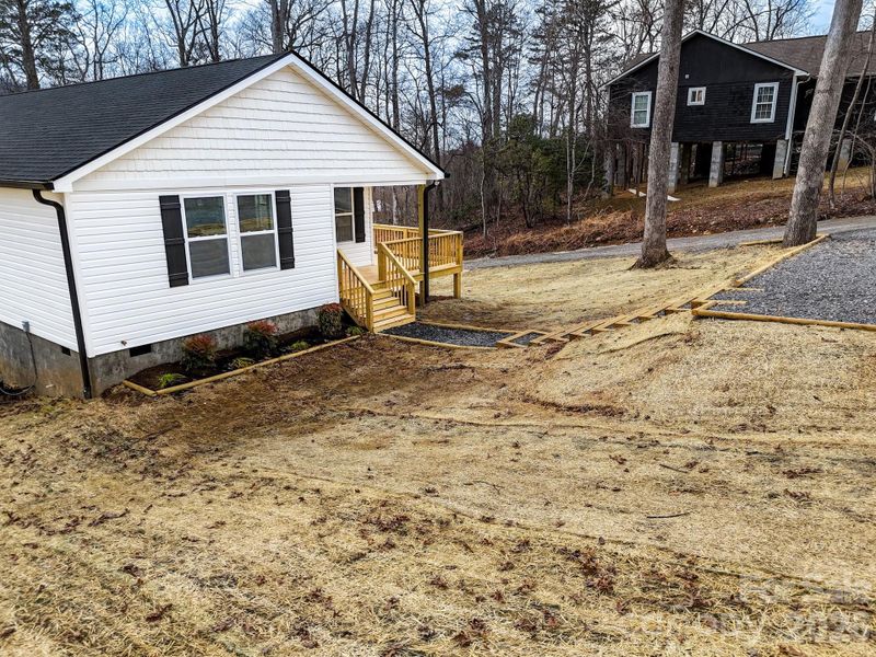 Exterior details and patio area of a home in , Black Mountain (Image 2). Exterior details and patio area of a home in , Black Mountain (Image 2).