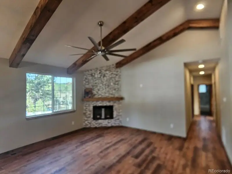 Living Room featuring Modern Gas Fireplace