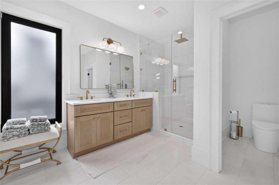Furnished interior view inside a new home in , Hoschton (Image 42).