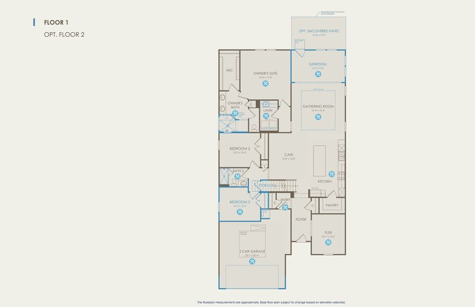 Mainstay Floor Plan, Quick Move-In Home, Floor 1