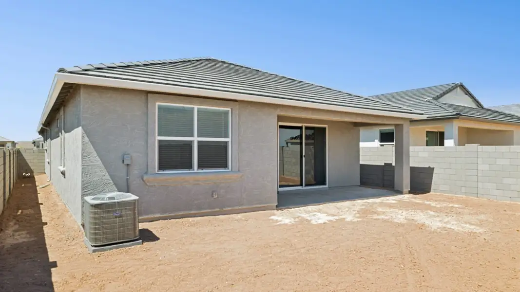 Exterior details and patio area of a home in Moonlight, Maricopa (Image 3).