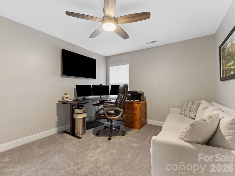 Furnished interior view inside a new home in Towns at Rea Colony, Charlotte (Image 28).