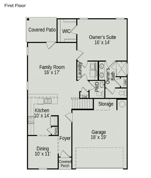 *First floor.* *First floor.*