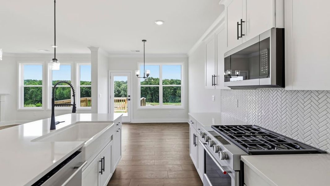Furnished interior view inside a new home in Sunset Summits, Spartanburg (Image 8).