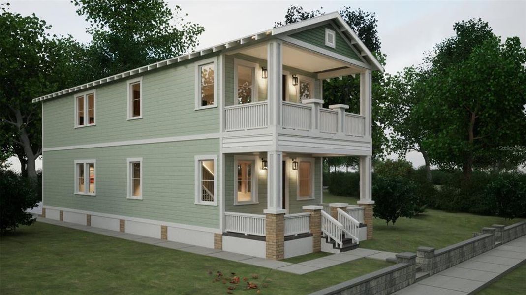 Exterior details and patio area of a home in , Tampa (Image 7). Exterior details and patio area of a home in , Tampa (Image 7).