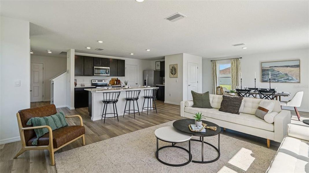 Furnished interior view inside a new home in Twisted Oaks, Wildwood (Image 21).