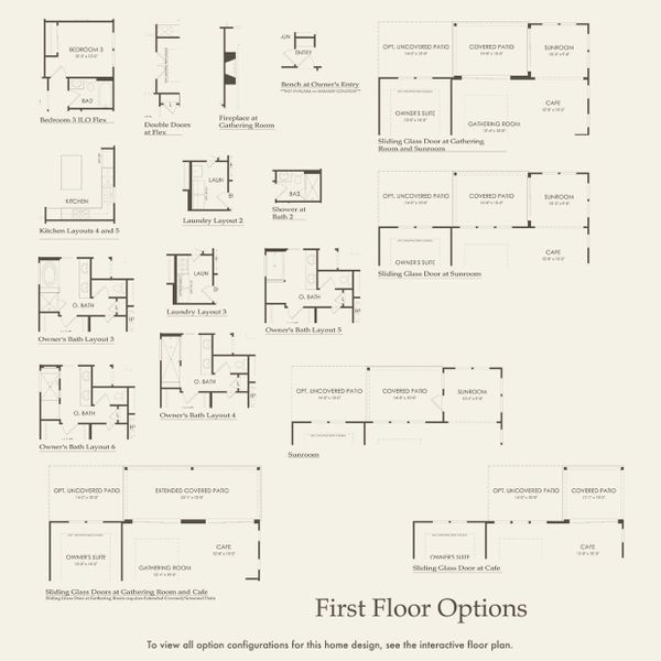 2D floor plan layout for the Prosperity by Del Webb in Del Webb Southern Harmony, Murfreesboro, TN (Image 5).