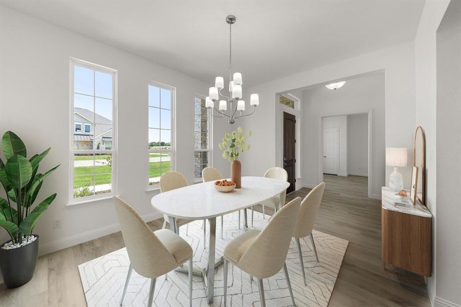 Furnished interior view inside a new home in Ridge Park Estates, Royse City (Image 10). Furnished interior view inside a new home in Ridge Park Estates, Royse City (Image 10).