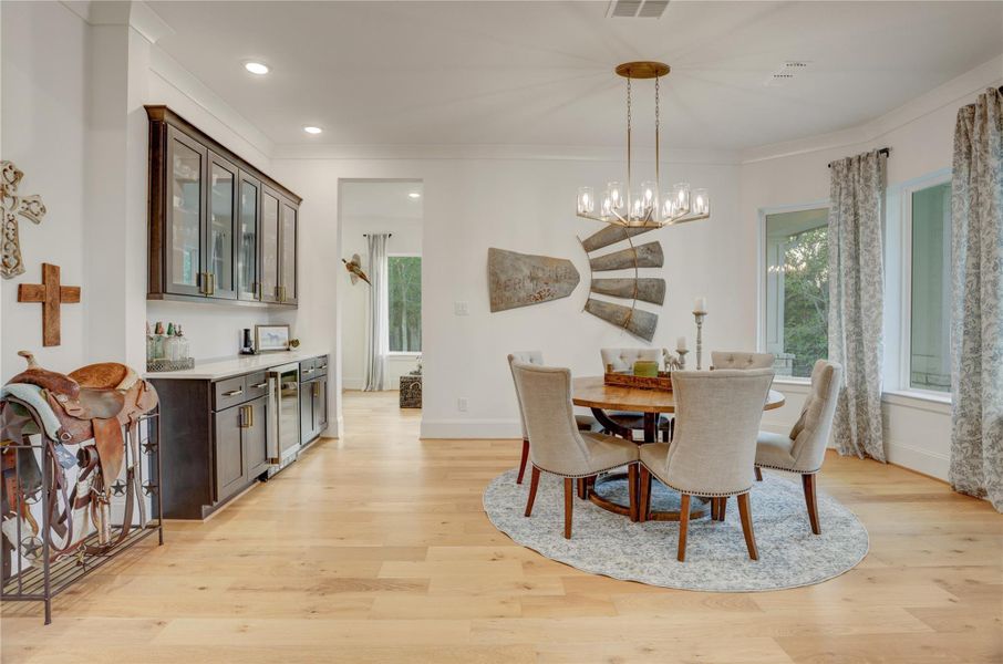 Furnished interior view inside a new home in , Richmond (Image 12).