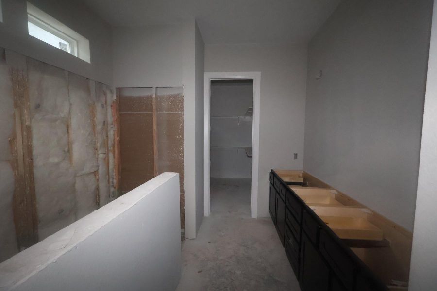 In-progress construction of a new home in ARTAVIA 45' Homesites, Conroe, TX (Image 10).