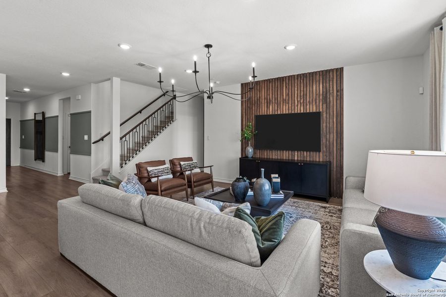 Furnished interior view inside a new home in Dove Song, Marion (Image 11).