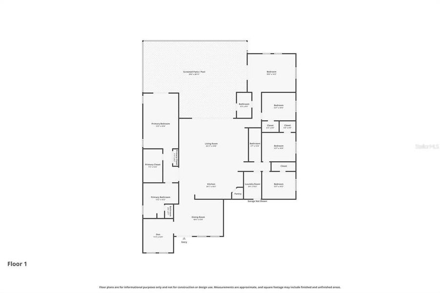 2D floor plan layout of this home in , Port Charlotte, FL (Image 6). 2D floor plan layout of this home in , Port Charlotte, FL (Image 6).