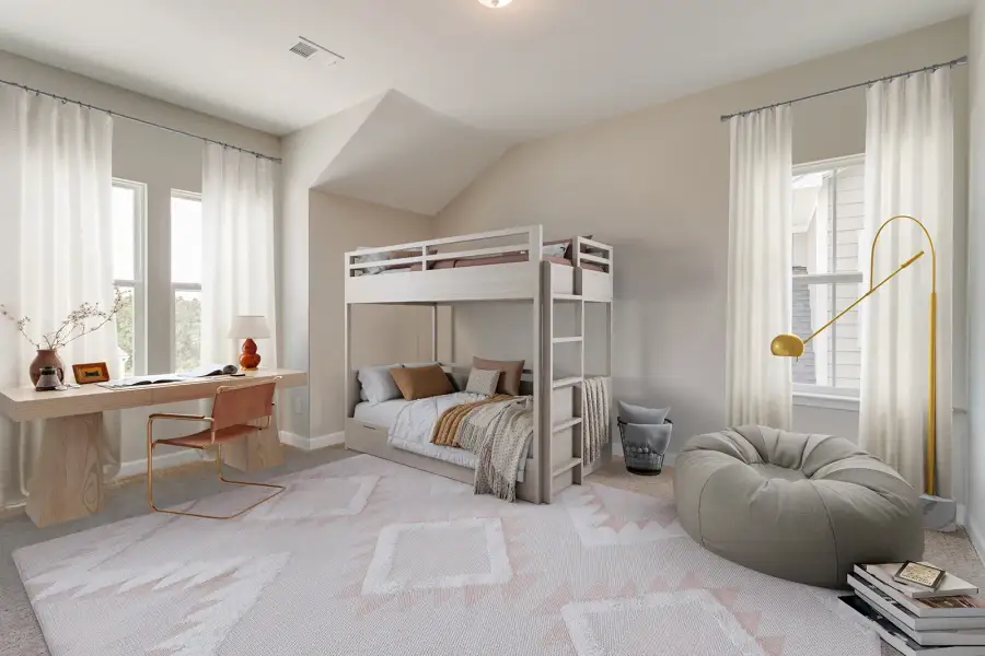 Representative furnished interior of a home built from the Saluda II - Vanguard Collection by Mungo Homes in Porter Ridge, Elgin (Image 8).